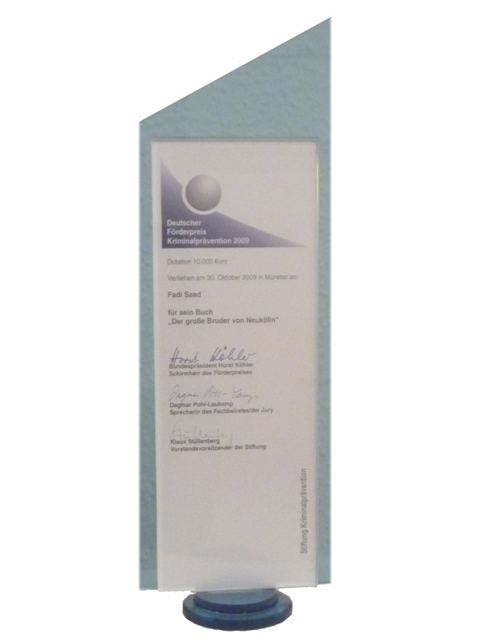 Deutscher Förderpreis Kriminalprävention 2009 für Fadi Saad